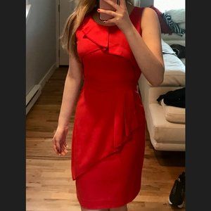 🌺 Red Asymmetrical Dress 🌺